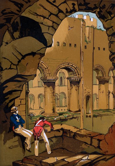 Hrad Rochester, Kent, 19. století od Unbekannt