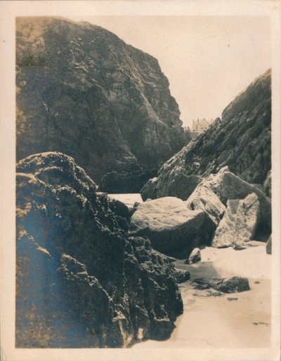 Skály v Newquay, 1927 od Unbekannt