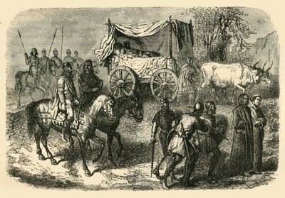 Roi Faineant Royal Sluggard z Merovejské rasy, 7. století, 1890. od Unbekannt