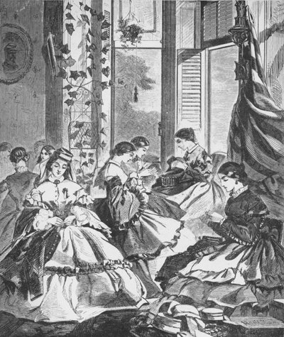 Role žen ve válce, 1861, 1938 od Unbekannt