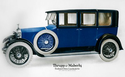 Rolls-Royce uzavřený landaulette s přepážkou za řidičem, c1910-1929 od Unbekannt