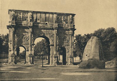 Řím - Konstantinův oblouk 315, 1910 od Unbekannt