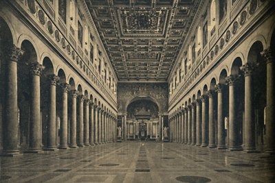 Roma - bazilika sv. Pavla za hradbami, 1910 od Unbekannt