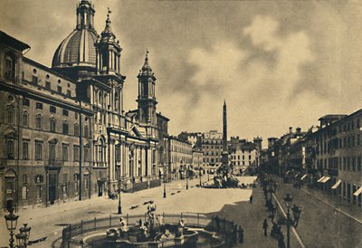 Roma - Circo Agonale - Kostel svaté Anežky - Fontainy od Berniniho, 1910 od Unbekannt