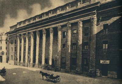 Řím - Piazza di Pietra, 1910 od Unbekannt