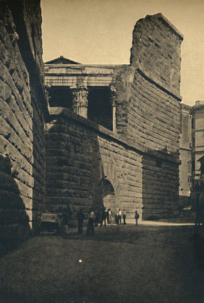 Roma - Zeď Fóra Augusta, 1910 od Unbekannt