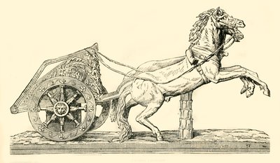 Římský závodní vůz, 1890. od Unbekannt