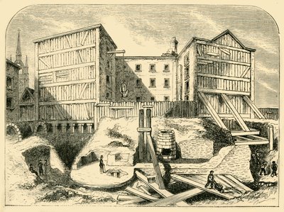 Roman Remains nalezené v Billingsgate, c1872. od Unbekannt