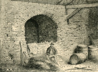 Římská zeď na Tower Hill, c1872. od Unbekannt