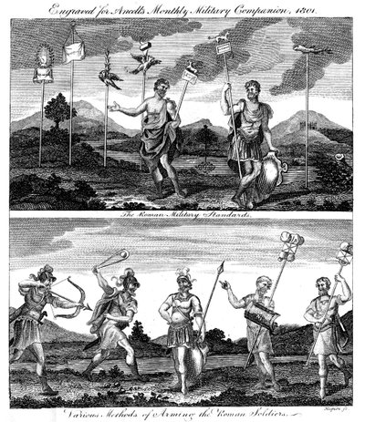 Římští vojáci, 1801 od Unbekannt