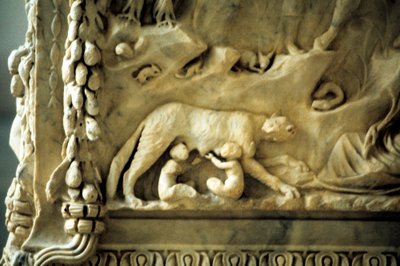 Romulus a Remus kojí z vlčice od Unbekannt