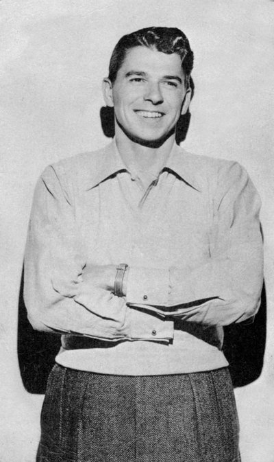 Ronald Reagan, americký herec, filmová hvězda a politik, 20. století od Unbekannt