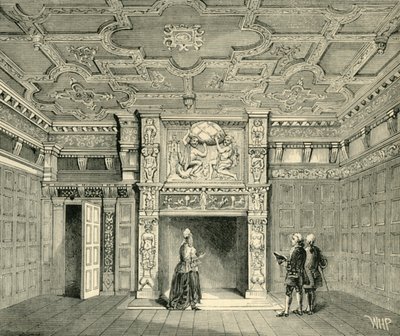Pokoj v domě sira Paula Pindarse, c1872. od Unbekannt