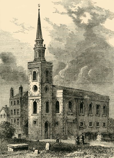 Rotherhithe Church, 1750, c1878. od Unbekannt