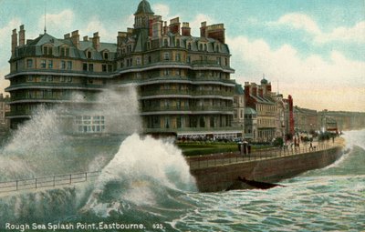 Rozbouřené moře, Splash Point, Eastbourne, Sussex, c1912 od Unbekannt