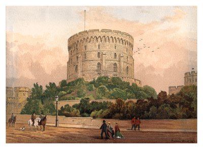 Kulatá věž, Windsor, 1880 od Unbekannt