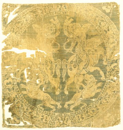 Rondel s Amazonkami a křížem, byzantský, 7.-9. století. od Unbekannt