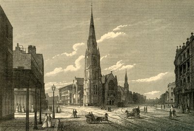 Rowland Hills Chapel & Schools, Westminster Bridge Road, c1878. od Unbekannt