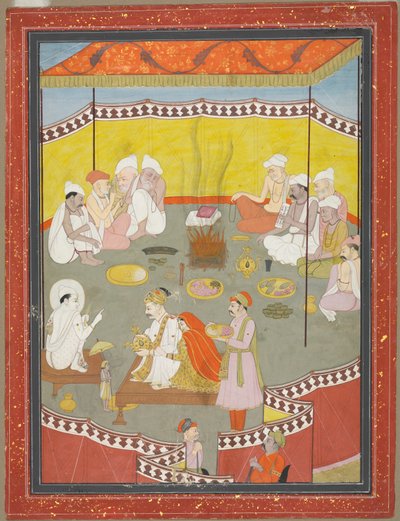 Royal Couple Distribution Meals, 1700s. od Unbekannt