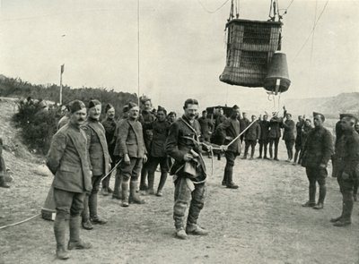 Balóny královského polního dělostřelectva byly očima našich zbraní ve Francii, 1919. od Unbekannt