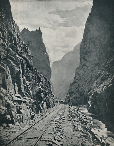 Royal Gorge of the Arkansas, c1897. od Unbekannt