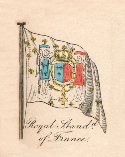 Královský standard Francie, 1838 od Unbekannt