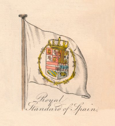 Královský standard Španělska, 1838 od Unbekannt