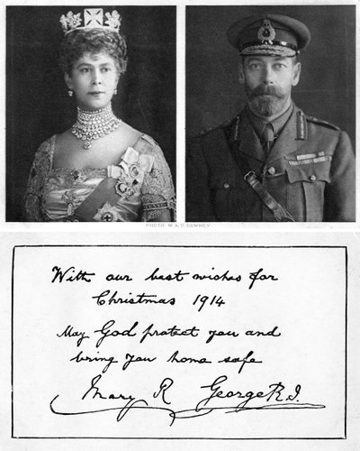 Královské vánoční přání britským vojákům, 1914 od Unbekannt