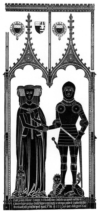 Tření středověké ryté mosazi, c1421 1901 od Unbekannt