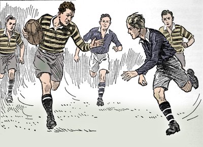 Rugby fotbal, 1937 od Unbekannt
