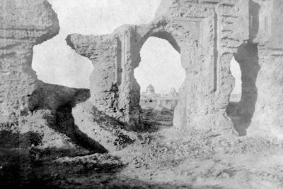 Zničené zdi Enchanted Garden, kousek od města Samarra, Irák, 1917-1919 od Unbekannt