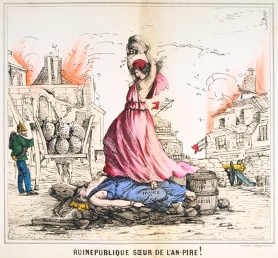 Ruinepublique Sestra An-Pire!, 1871. od Unbekannt