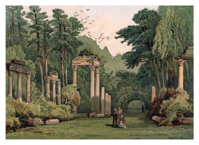 Ruiny ve Windsor Park, 1880 od Unbekannt