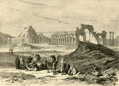 Ruiny Palmýry, 1890. od Unbekannt