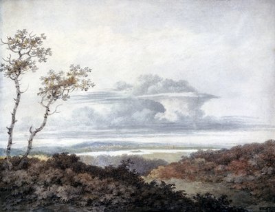 Studie venkovské krajiny a mraků Luke Howard, březen 1849 od Unbekannt