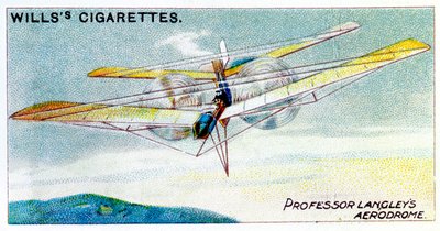 SP Langleys parní model letadla Aerodrome, c1896 od Unbekannt