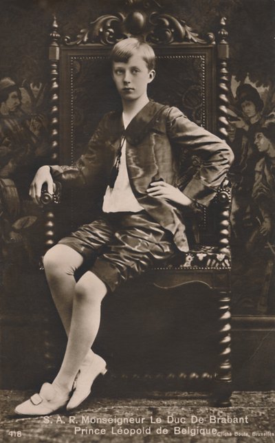 H.R.H. Monsignor Le Duc De Brabant Princ Leopold z Belgie, c1910. od Unbekannt