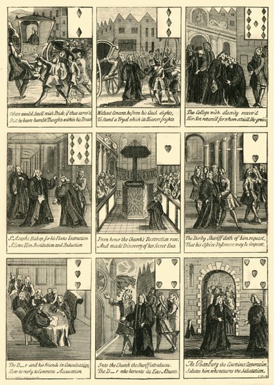 Sacheverell Cards, c1872. od Unbekannt