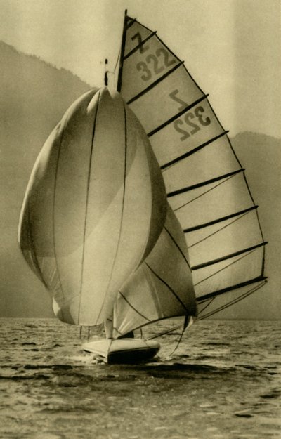 Plavba po Attersee, Horní Rakousko, c1935. od Unbekannt
