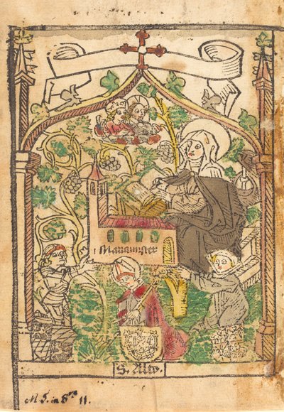 Saint Alto, Saint Bridget a zakladatelé Mariamunster, c. 1500. od Unbekannt