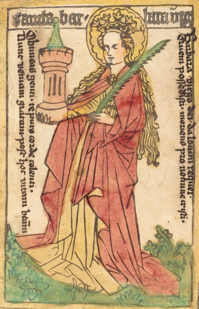 Svatá Barbora, 14401460. od Unbekannt