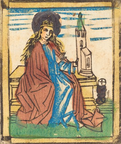 Svatá Barbora, 14601470. od Unbekannt