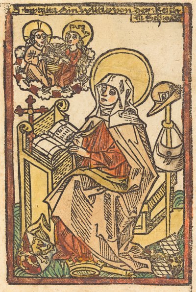 Svatá Brigita, c. 14801500. od Unbekannt