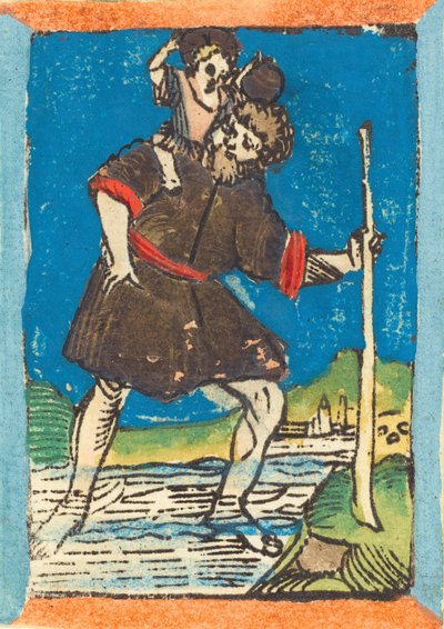 Svatý Kryštof, c. 1480. od Unbekannt