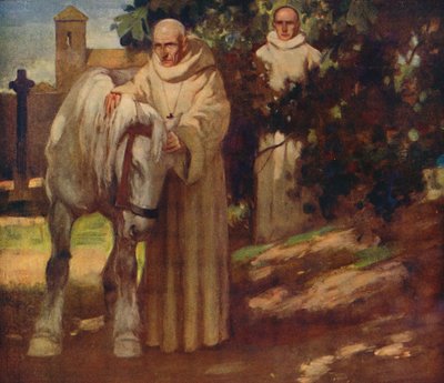 Saint Columba a bílý kůň, 1912 od Unbekannt