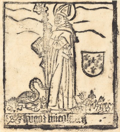 Saint Hugo of Lincoln nebo Saint Hugo of Avalon, pravděpodobně 14601480. od Unbekannt