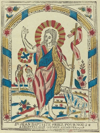 Svatý Jan Křtitel oroduj za nás, c. 1820. od Unbekannt