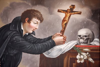 Obraz Saint Louis de Gonzague od Ferraris. Francie od Unbekannt