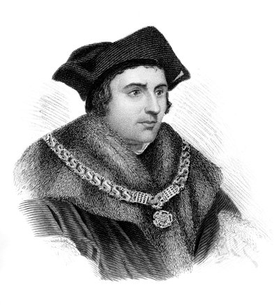 Saint Sir Thomas More, anglický politik, učenec a mučedník, c1850 od Unbekannt