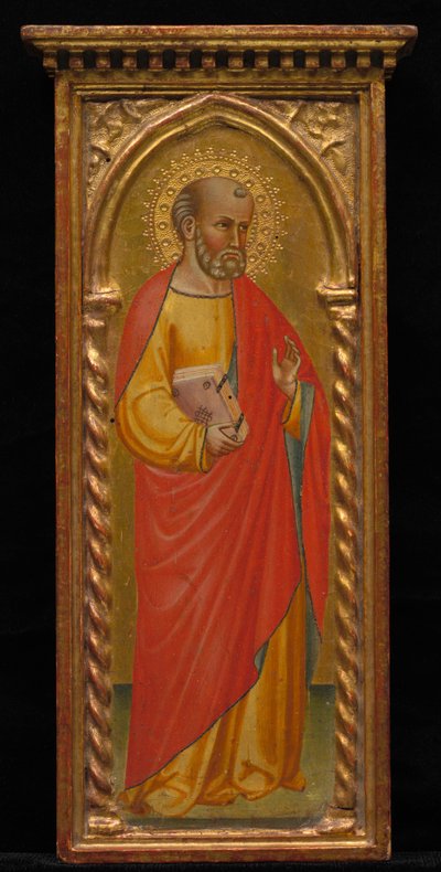 Svatý v červeném plášti, konec 19. - začátek 20. století. od Unbekannt